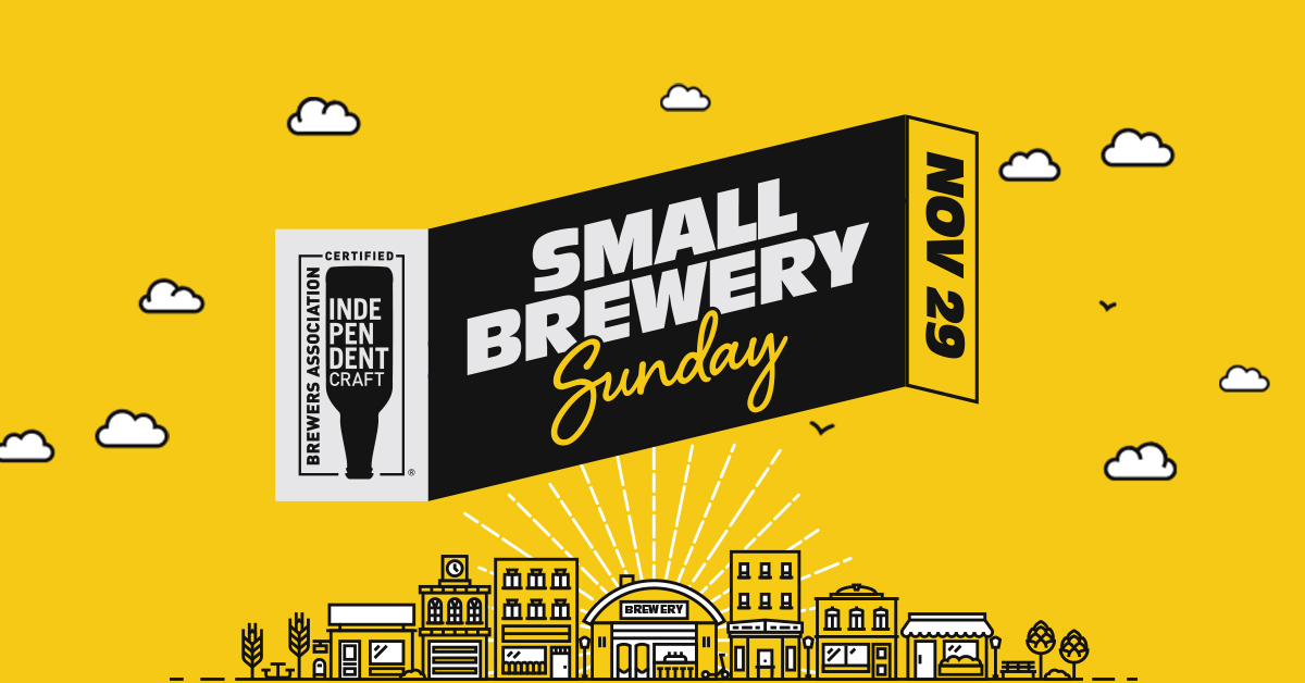 FACEBOOK POST - Small Brewery Sunday 2020_yellow-branding